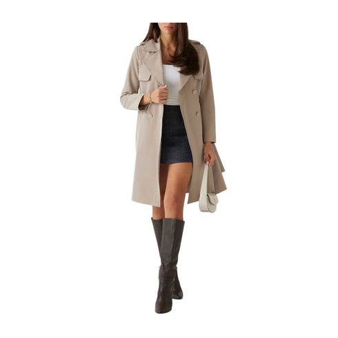 Guess Giacca impermeabile Trench Donna sartoriale con cintura S - Francavilla Moda